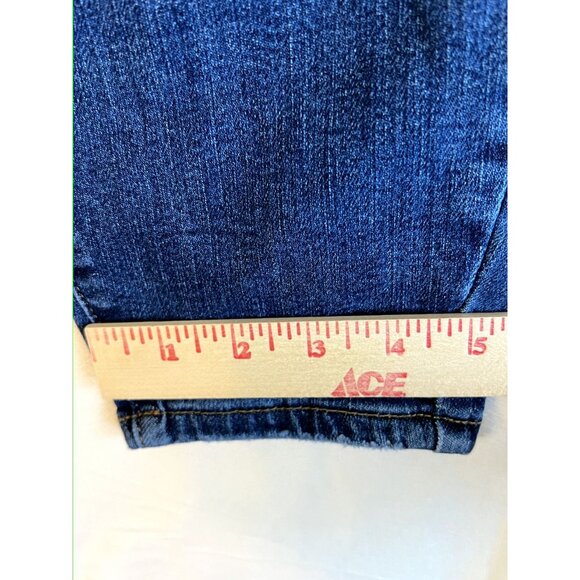 Judy Blue Jeans Women's 16W Skinny Fit Stretch Dark Wash Solid Fly Zip JB88113 - Picture 7 of 10